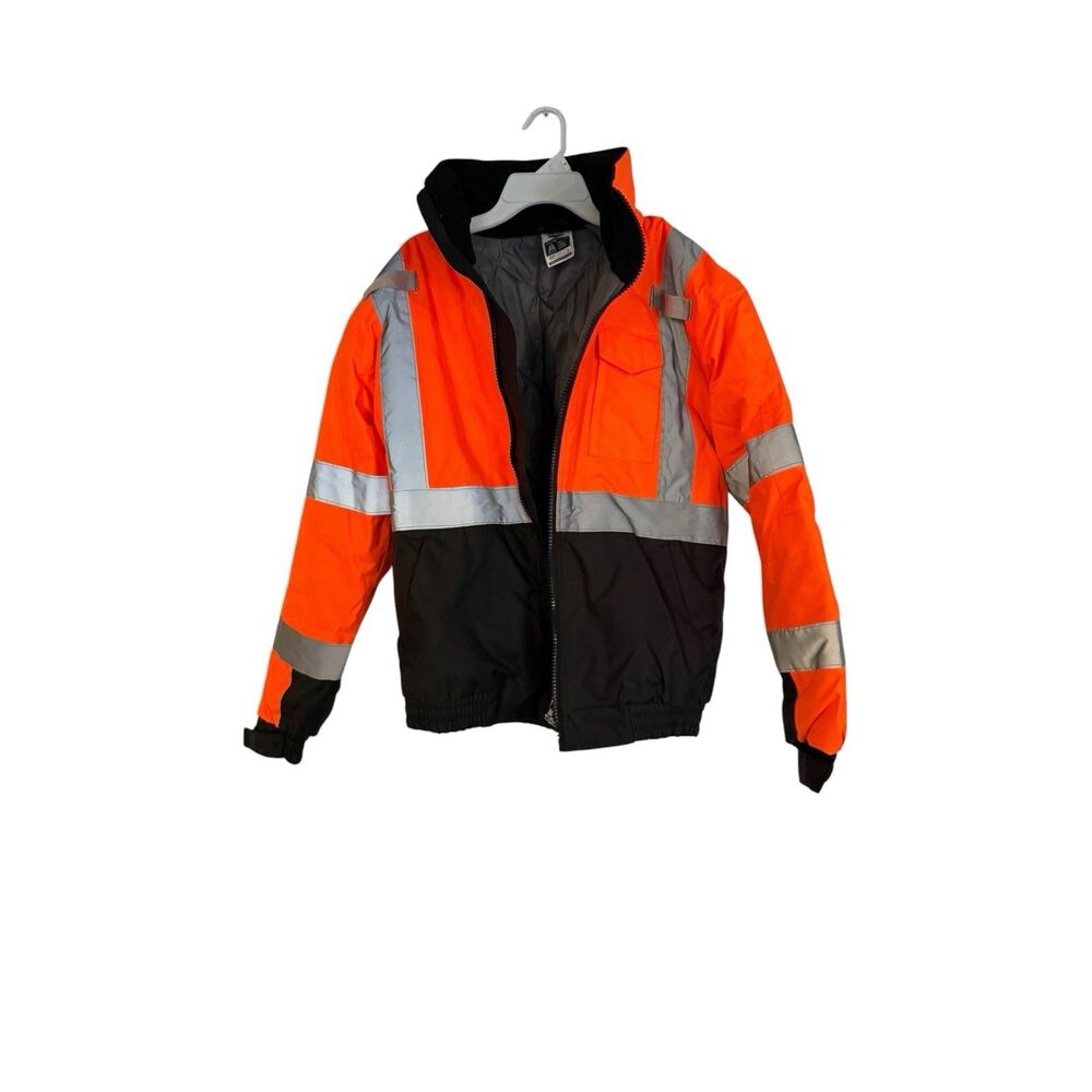 Ergodyne Men’s Work Jacket Gear “GloWear” Men’s Safety Jacket Hooded Size S
